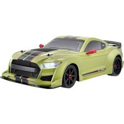 Reely Urban Green brushless 1:7 Auto RC électrique Voiture de tourisme 4 roues motrices (4WD) prêt à fonctionner (RtR) 2,4 GHz avec effet lumineux, monté en