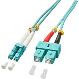 Lindy 46391 Ethernet Fiber Optic Duplex Cable LC/SC OM3 2