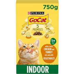 Go Cat Indoor Chicken & Veg Dry Food 750g