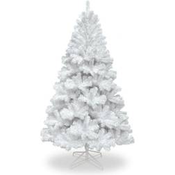 SnowTime Colorado Pine White Christmas Tree 213.4cm