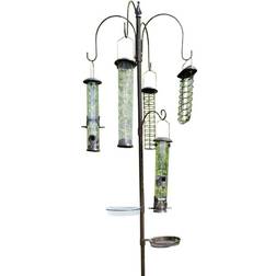 Selections Metal Complete Bird Feeding with 5 Large Feeders