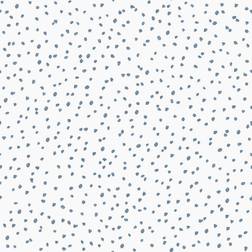 Muriva Blue Dalmatian Speckle Spots Dots Wallpaper Blue L99301