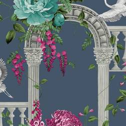 Corinthia Archway Wallpaper Navy Belgravia 241