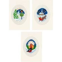 Permin Karten Winter 3-er Pack
