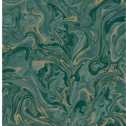 Fine Decor Marble Emerald Wallpaper Emerald Green