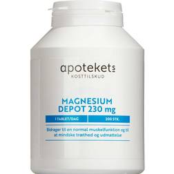 Apotekets magnesium depot tabl Kosttilskud 200