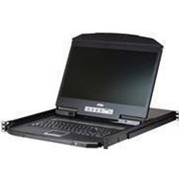 Aten CL3116NX D 16-port 19'' LCD KVM tangentbordslayout tyska