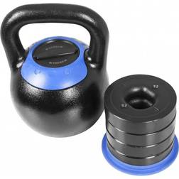 Gorilla Sports Kettlebell Justerbar 8-16kg/16-24kg 16-24kg