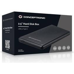 Conceptronic 2,5'' USB-C 3.1 Harddisk Box