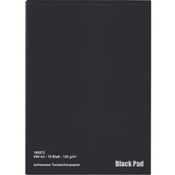 Ritblock Svart Black Pad A3