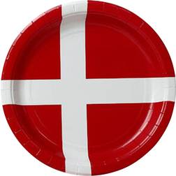 Paptallerkener Danmark 8-stk