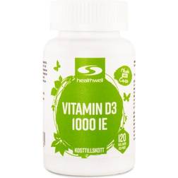 Healthwell Vitamin D3 1000IE 120 stk