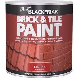 Blackfriar BF0160001F1 & Tile Paint Red, Black 0.25L