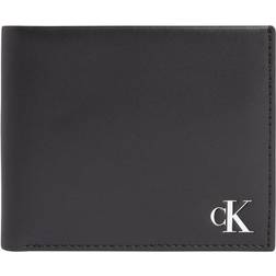 Calvin Klein Leather Billfold Wallet - BLACK - One