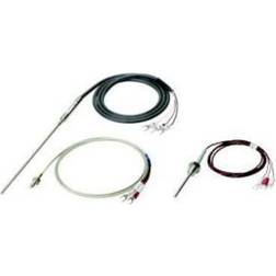 Omron Temperatur sensor, M6 typen, Termoelement K, 0-400 C. SUS304, fortrådet, 1m E52-CA1DY M6 1M
