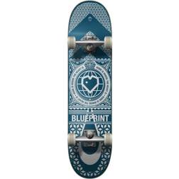 Blueprint Home Heart Komplet Skateboard Navy/White 8"