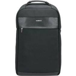 Mobilis PURE BACKPACK notebook case 39.6 cm (15.6" Black, Silver