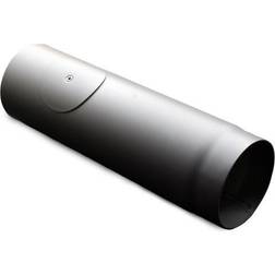 Atmos Ø 150 x 500 mm røgrør lige m/renselem til brændekedel