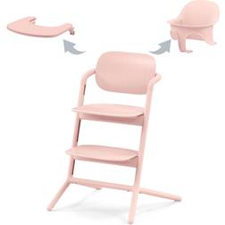 Cybex Lemo 3-in-1 Højstol Inkl. Babysæt & Bakke, Pearl Pink