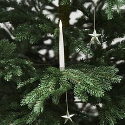 Nordic Winter Star with Holder Silver