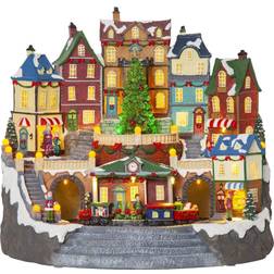 Star Trading Largeville Multicolour Christmas Village 15.7"