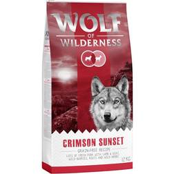 Wolf of Wilderness 5 kg "Crimson Sunset" Lam & Ged hundefoder