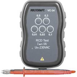 Voltcraft VC-34 Tester Rapido Per Interruttore Differenziale Cat III 250 V