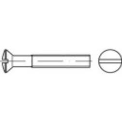 Toolcraft TO-5450583 Skruvar försänkt huvud M5 45 DIN 964 mässing 200 st