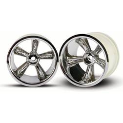 Traxxas Wheels Pro-Star Chrome 2.2" Nitro Rear (2)