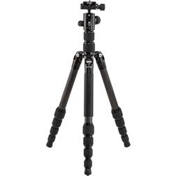 Tripster 0 Series 5-Section Carbon Fiber Travel Tripod/Monopod Black