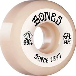 Bones Wheels STF Skateboard Heritage Roots 54mm V5 4pk Vit 54mm