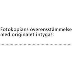 Stämpel Fotokopians överens