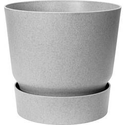 Elho Greenville Living Concrete Round Plant Flower Pot