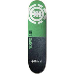 Element Squared 30 Garcia Skateboard Deck Multicolour