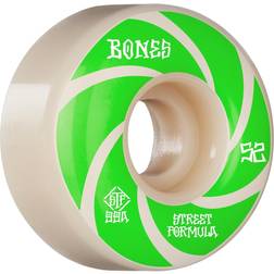 Bones Wheels Skateboard Hjul Patterns STF 99A 52mm White V1 Standard 4-pak Green 52mm Unisex Adult, Kids, Newborn, Toddler, Infant