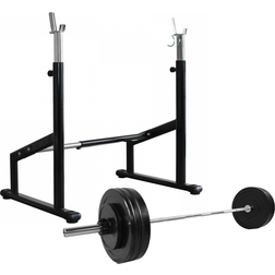 ODIN Pro Rack Sentadillas Básculas & Barbell (100kg)