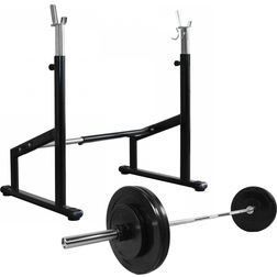 ODIN Pro Rack Sentadillas Básculas & Barbell (50kg)