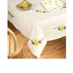 Duftin Stickpackung Decke Blumen