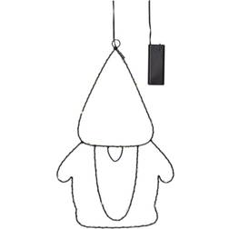 Star Trading Santa silhouette Sort Julelampe