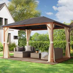 Toolport Garden Gazebo 3x4m Galvanised steel