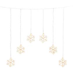 Konstsmide 6 Snowflakes Guirlande Lumineuse 6 Lampes 6pcs