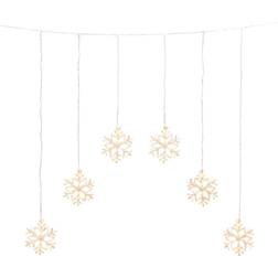 Konstsmide 6 Snowflakes Ljusslinga 6 Lampor 6st