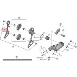 Shimano RD-R8000 SS Bakväxel Innerplate Indre