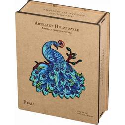 Philos Artefakt Wooden Puzzle Peacock 99 brikker