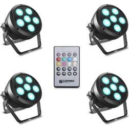 Cameo ROOT PAR 6 SET 1 LED-PAR-projektør Antal LEDer: 6 12 W Sort