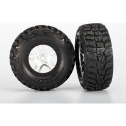 Traxxas 5976R Däck & Fälg Kumho S1/S-Spoke Krom-Svart (14mm) (2)