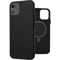 So Seven Coque pour iPhone 12 Mini MAG CASE SILICONE Noir