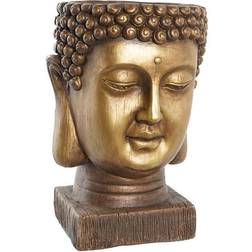 Dkd Home Decor Planter Fibreglass Golden Buddha Oriental