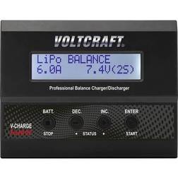 Voltcraft V-Charge 60 DC Modelbyggeri-multifunktionsoplader 12 V 6 A LiPo, Li-Ion, LiFePO LiHV, NiCd, NiMH, Bly