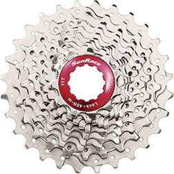 SunRace Cassette Aluminium Métal Rouge 10V